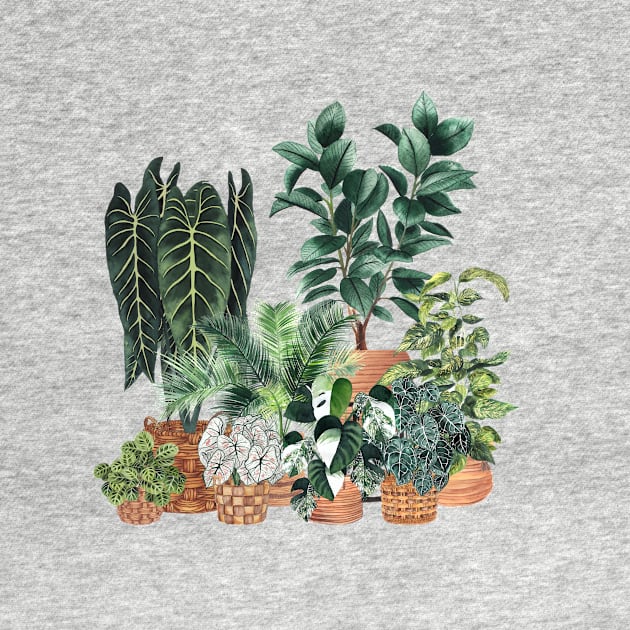 House Plants Illustration 7 by gusstvaraonica